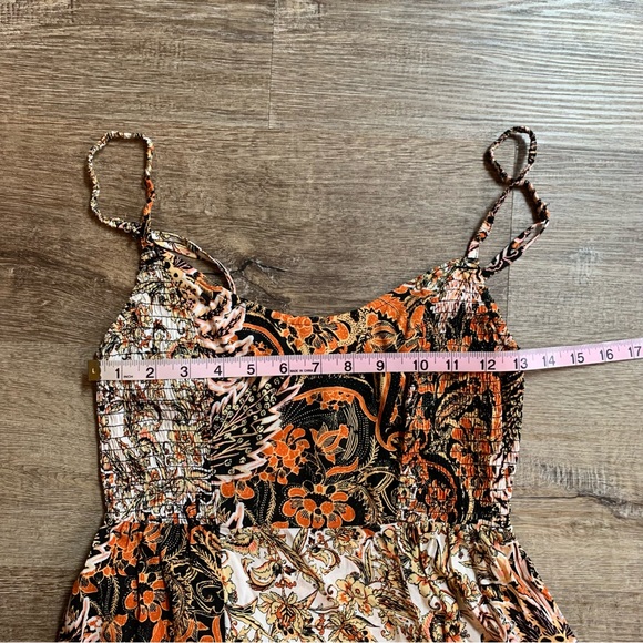 Intimately Free People Forever Yours Smocked Slip Maxi Dress Women's Size Small - Picture 7 of 7